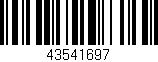 Código de barras (EAN, GTIN, SKU, ISBN): '43541697'