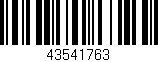 Código de barras (EAN, GTIN, SKU, ISBN): '43541763'