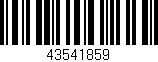 Código de barras (EAN, GTIN, SKU, ISBN): '43541859'