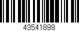 Código de barras (EAN, GTIN, SKU, ISBN): '43541899'