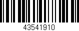 Código de barras (EAN, GTIN, SKU, ISBN): '43541910'