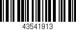 Código de barras (EAN, GTIN, SKU, ISBN): '43541913'