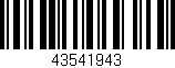 Código de barras (EAN, GTIN, SKU, ISBN): '43541943'
