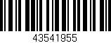Código de barras (EAN, GTIN, SKU, ISBN): '43541955'