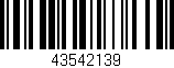 Código de barras (EAN, GTIN, SKU, ISBN): '43542139'