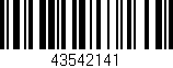 Código de barras (EAN, GTIN, SKU, ISBN): '43542141'