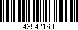 Código de barras (EAN, GTIN, SKU, ISBN): '43542169'