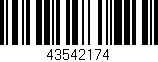 Código de barras (EAN, GTIN, SKU, ISBN): '43542174'