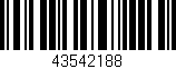 Código de barras (EAN, GTIN, SKU, ISBN): '43542188'