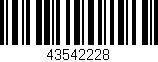 Código de barras (EAN, GTIN, SKU, ISBN): '43542228'