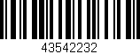 Código de barras (EAN, GTIN, SKU, ISBN): '43542232'