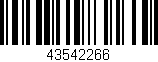 Código de barras (EAN, GTIN, SKU, ISBN): '43542266'