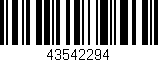 Código de barras (EAN, GTIN, SKU, ISBN): '43542294'