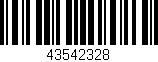 Código de barras (EAN, GTIN, SKU, ISBN): '43542328'