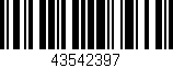 Código de barras (EAN, GTIN, SKU, ISBN): '43542397'