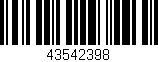 Código de barras (EAN, GTIN, SKU, ISBN): '43542398'