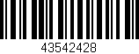 Código de barras (EAN, GTIN, SKU, ISBN): '43542428'