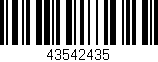 Código de barras (EAN, GTIN, SKU, ISBN): '43542435'