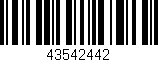 Código de barras (EAN, GTIN, SKU, ISBN): '43542442'