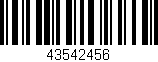 Código de barras (EAN, GTIN, SKU, ISBN): '43542456'