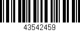 Código de barras (EAN, GTIN, SKU, ISBN): '43542459'
