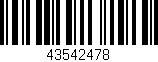 Código de barras (EAN, GTIN, SKU, ISBN): '43542478'
