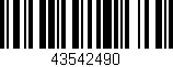 Código de barras (EAN, GTIN, SKU, ISBN): '43542490'