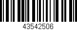 Código de barras (EAN, GTIN, SKU, ISBN): '43542506'