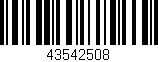 Código de barras (EAN, GTIN, SKU, ISBN): '43542508'