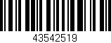 Código de barras (EAN, GTIN, SKU, ISBN): '43542519'