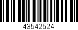 Código de barras (EAN, GTIN, SKU, ISBN): '43542524'