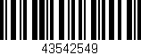 Código de barras (EAN, GTIN, SKU, ISBN): '43542549'