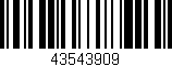 Código de barras (EAN, GTIN, SKU, ISBN): '43543909'