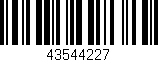 Código de barras (EAN, GTIN, SKU, ISBN): '43544227'