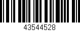 Código de barras (EAN, GTIN, SKU, ISBN): '43544528'