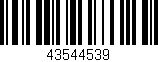 Código de barras (EAN, GTIN, SKU, ISBN): '43544539'