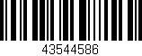 Código de barras (EAN, GTIN, SKU, ISBN): '43544586'