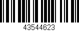 Código de barras (EAN, GTIN, SKU, ISBN): '43544623'