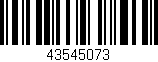 Código de barras (EAN, GTIN, SKU, ISBN): '43545073'