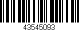 Código de barras (EAN, GTIN, SKU, ISBN): '43545093'