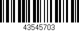 Código de barras (EAN, GTIN, SKU, ISBN): '43545703'