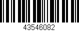 Código de barras (EAN, GTIN, SKU, ISBN): '43546082'