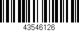 Código de barras (EAN, GTIN, SKU, ISBN): '43546126'