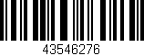 Código de barras (EAN, GTIN, SKU, ISBN): '43546276'