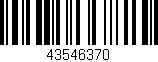 Código de barras (EAN, GTIN, SKU, ISBN): '43546370'