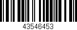 Código de barras (EAN, GTIN, SKU, ISBN): '43546453'