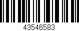 Código de barras (EAN, GTIN, SKU, ISBN): '43546583'