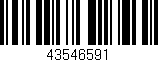 Código de barras (EAN, GTIN, SKU, ISBN): '43546591'