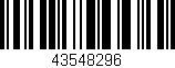 Código de barras (EAN, GTIN, SKU, ISBN): '43548296'