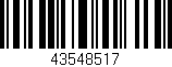 Código de barras (EAN, GTIN, SKU, ISBN): '43548517'